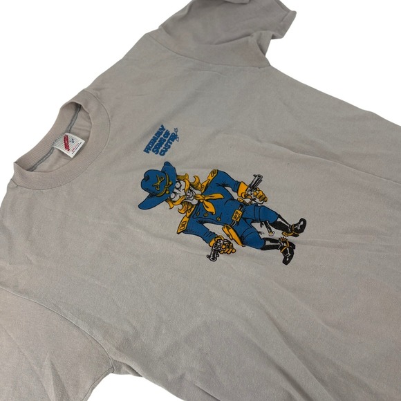 Jerzees Other - Jerzees Friendly Sons of Custer Graphic T-Shirt‎ Vintage Large Gray Mens